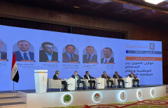 الجلسة الحوارية الأولى "توازن القوى.. بين المصالح الوطنية ونظام الطاقة العالمي"